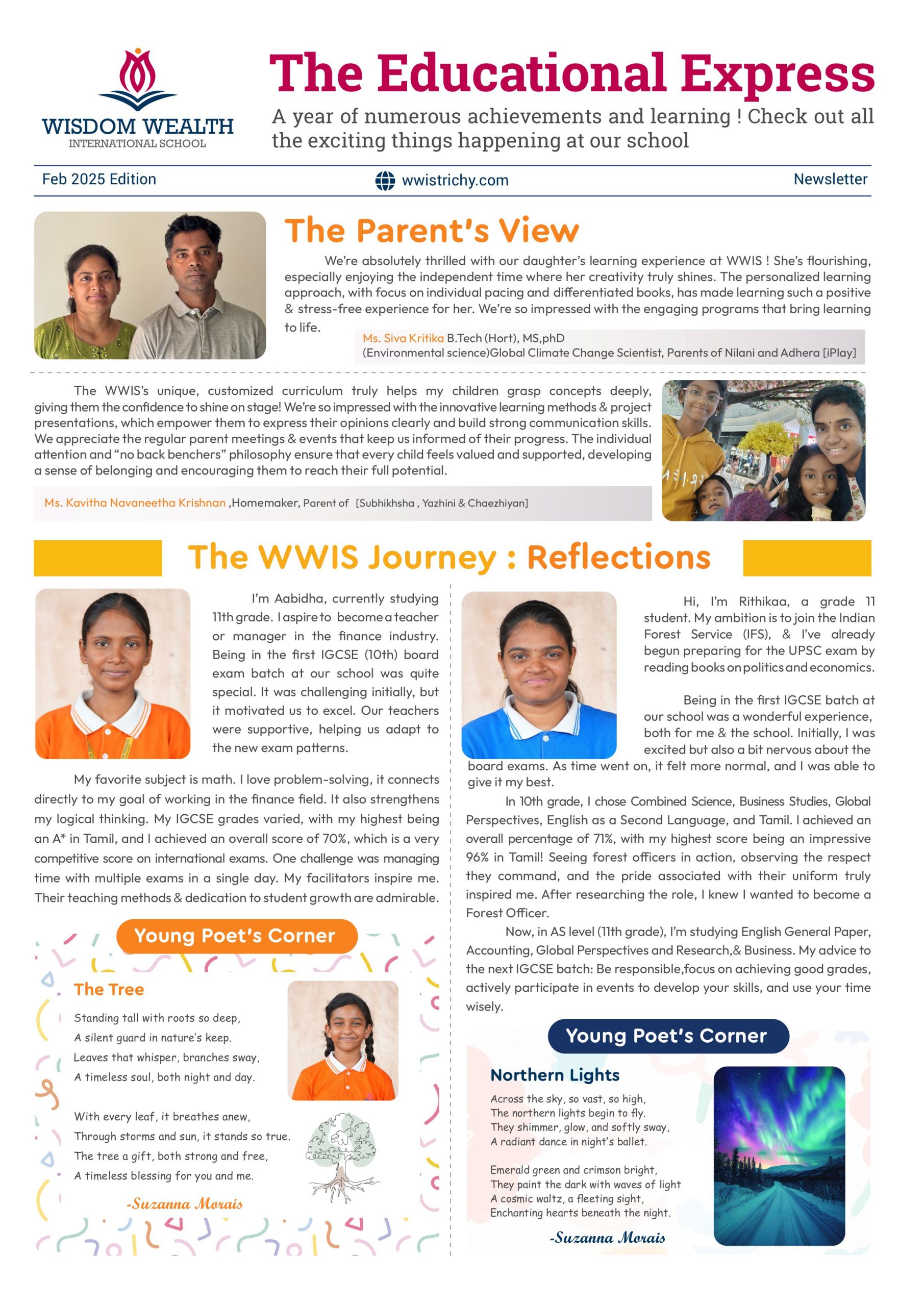 Newsletter page