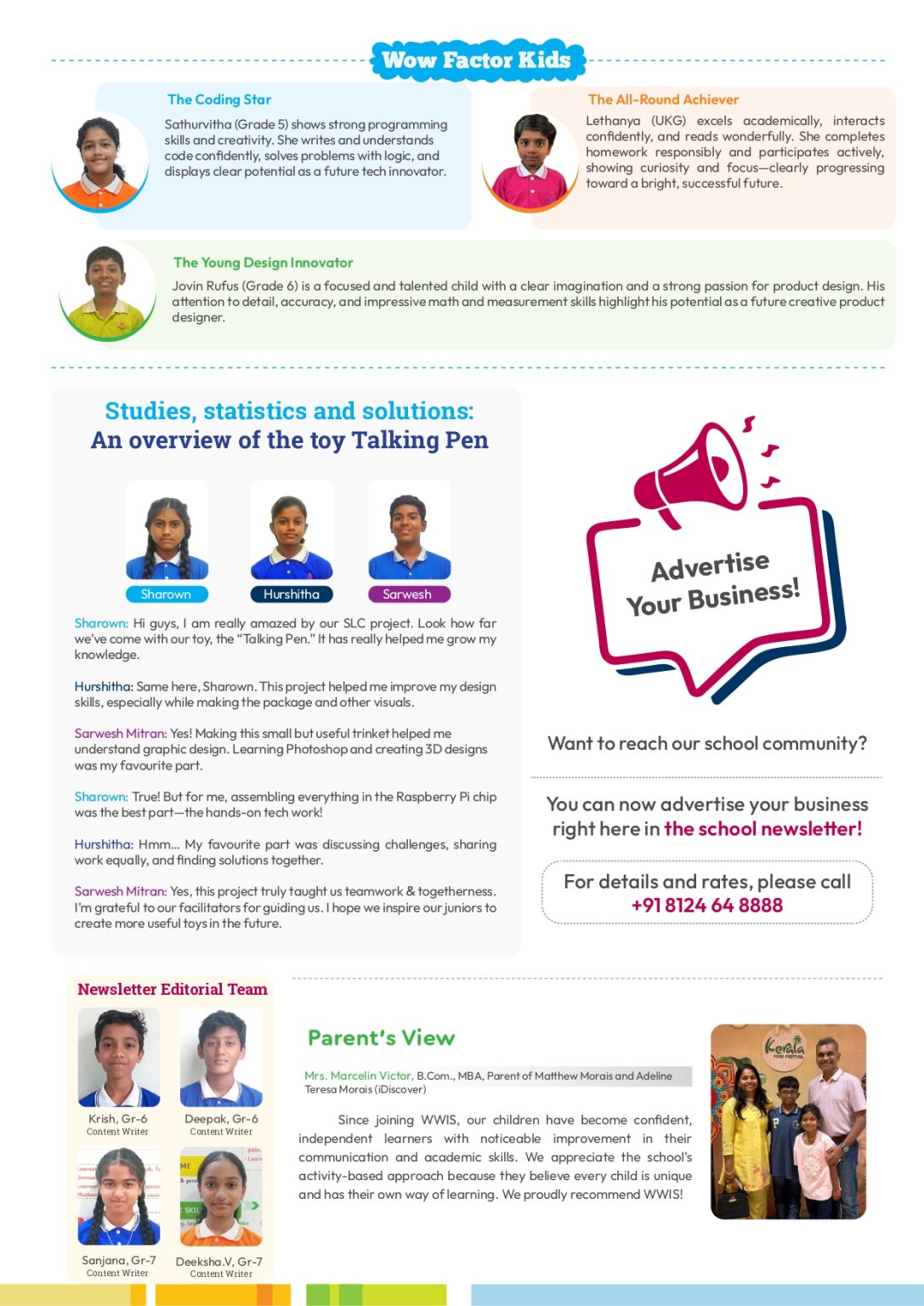 October newsletter cover