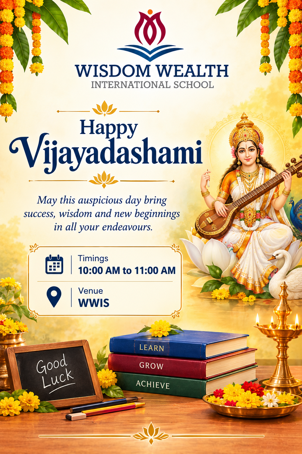 Vijayadashami celebration at WWIS